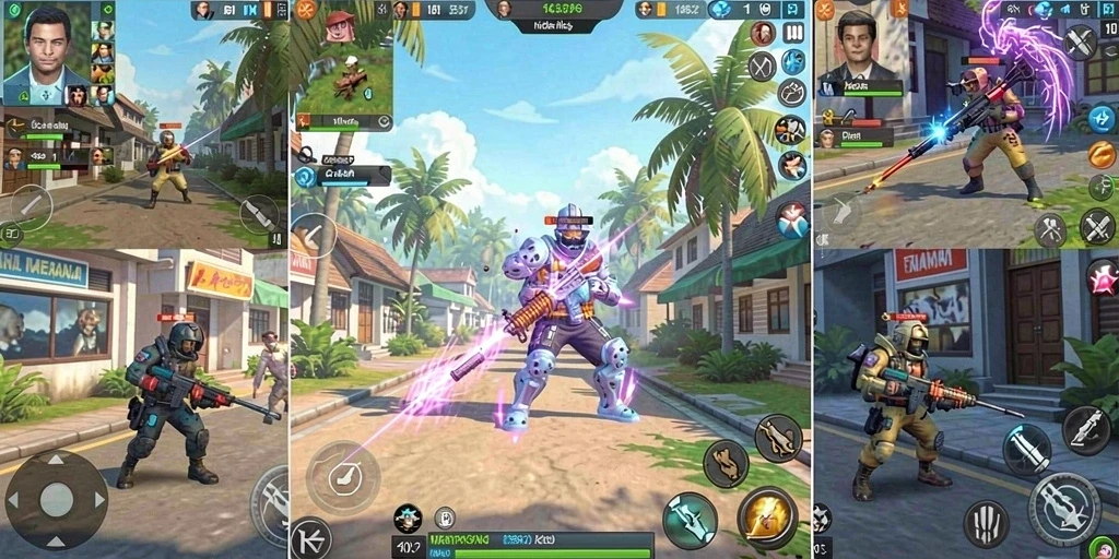 juarago - Screenshot dari mode permainan multiplayer yang seru.